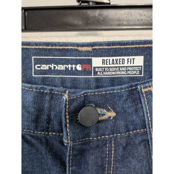 Carhartt FR Flame Resistant Relaxed Fit Jeans Blue Men's Size 34x32 NWT - Picture 4 of 16